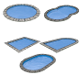 Beckenrandsteinsets