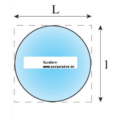 Luftpolsterfolie Classic-400 Eco  pro m²  Rund Zuschnitt