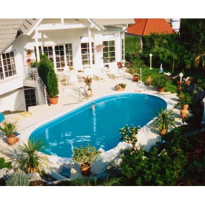 Ovalbecken Swim 737x360x150cm Ih0,6mm blau