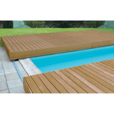 Walu Deck für Becken 10x5m  mit Holzverkleidung