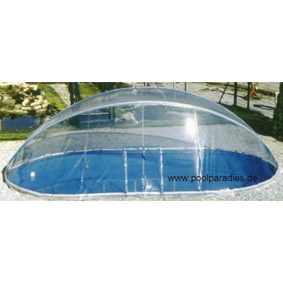 Schwimmbad Cabrio Dome Oval/Achtform für 3mx4,9m Becken