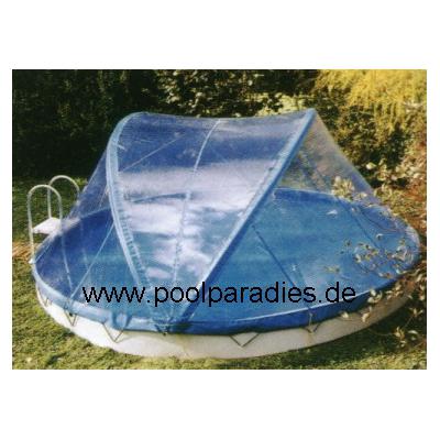 Schwimmbad Cabrio Dome Rund für 5m Becken